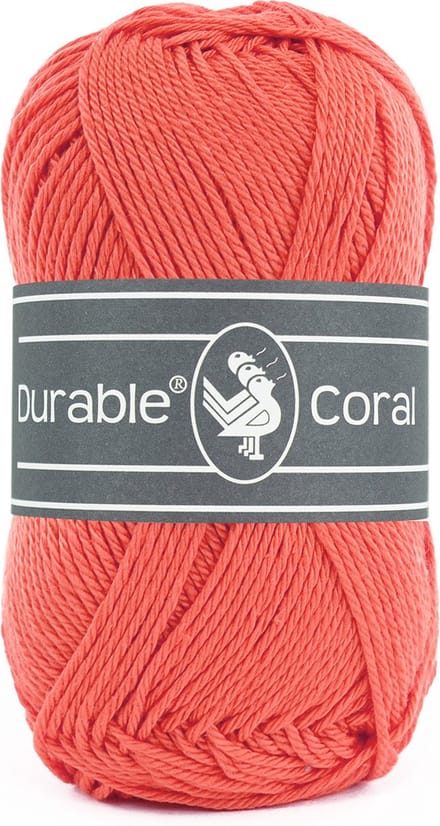 Durable Coral - 2190 coral - Gemerceriseerd Katoen Garen