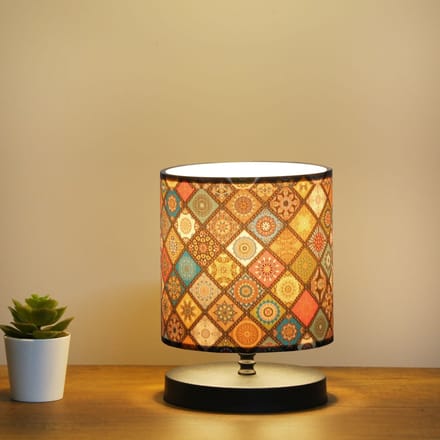 Asir - Tafellamp - Veelkleurig 15 x 15 x 22 cm