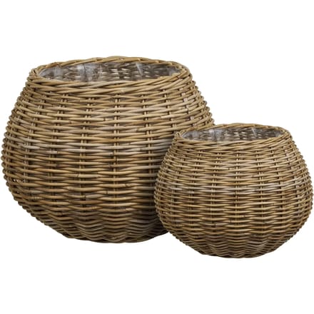 House Nordic Mand Melaka - Rond Naturel - Set Van 2