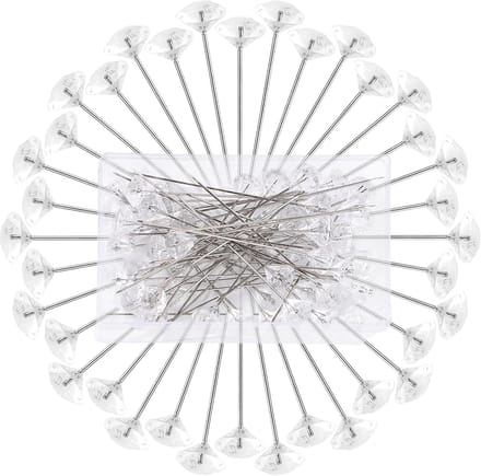 Boeketspeldjes Set - Bloemspelden Kristal - Bruiloft Decoratie - Ronde Diamant Hoofden - 38mm Lengte