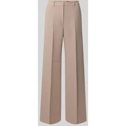 Wide leg stoffen broek met viscose, model 'HASMINA'