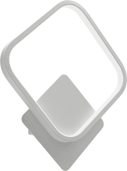 EMMA LED D - Wandlamp - 12w - 1250 Lumen - 4100K daglicht wit - Ruit - Wit