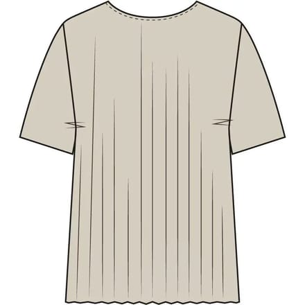 Vrouwelijke plissé T-shirt Ichi Mikala