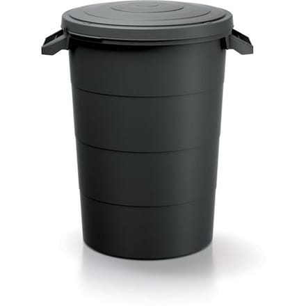Prosperplast Keden SMOOTH - Afvalbak / Prullenbak - 80L - Zwart