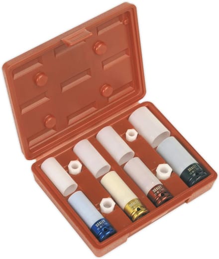 Velg Dop Set - Dopsleutel Set - Wielen Wisselen - Beschermende Hulzen - 4 Delig - Gekleurd