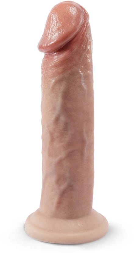 SILEXD - Premium Real Skin Dildo - Model 2 - 19 cm - Lichte Huidskleur