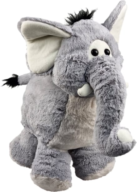 UNITOYS - Olifant Bollie - 35 cm - Knuffel - Grijs