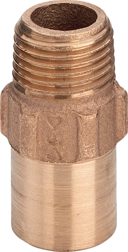 Viega Overgangsstuk, d 22mm, R 3/4 roodkoper Model 94280G, 117894