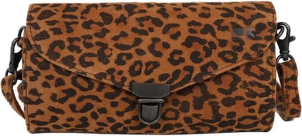 Bear Design Pascalle Leren Clutch / Enveloptas - Panter