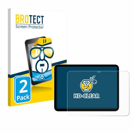 BROTECT - Screenprotector voor Apple iPad A16 11" WiFi 2025 (11. Gen.) - Folie Beschermfolie transparant 2 Stuks