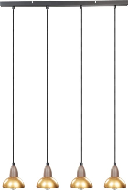 CASTALY - Hanglamp 4 lampen - Messing - Metaal