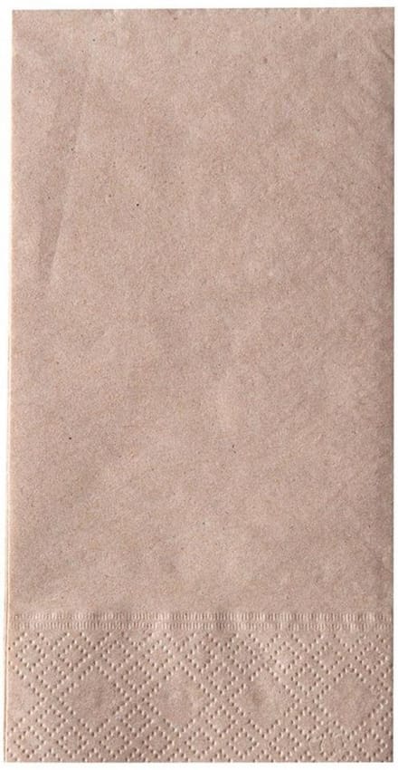 NATURE bistroservetten naturel bruin 33x33cm 2-laags