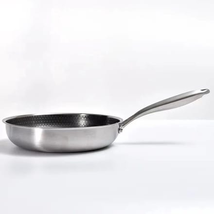 Cheffinger Hapjespan 24cm - RVS - Honingraat - Inductie