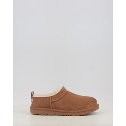 UGG® Classic Micro for Kids in Brown, Size 3, Suede/Polyester/Wool