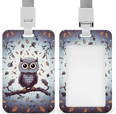 Badgehouder met Lanyard - Kaarthouder ID - Identificatie Tonen - Afneembare Snelsluiting - 2 kaarten - Wit