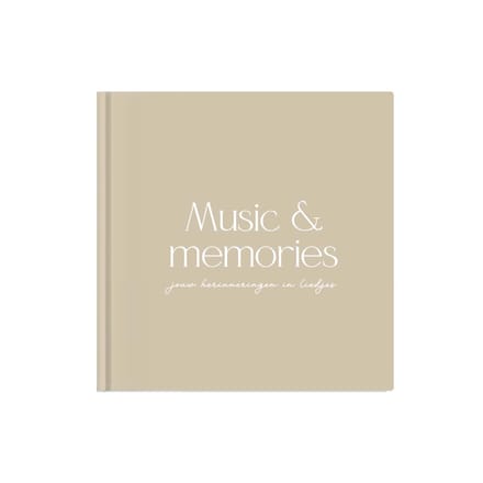 Writemoments Music & memories - Muzikale herinneringen boek