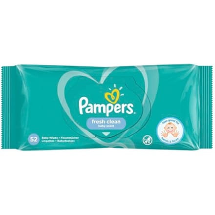 Pampers - Fresh Clean - Billendoekjes - 52 doekjes - 1 x 52