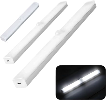 S4D® - Slimme LED Lamp - Bewegingssensor Lamp - kastverlichting met bewegingssensor - kastverlichting led draadloos - kastverlichting op batterij - Aluminium 20 CM