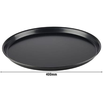 GGM Gastro (10 Stück) Pizzablech - Blaublech - Ø 400mm - Höhe: 25mm