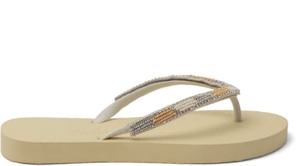 Lazamani - Fraser Beach Dames Slippers Offwhite - Maat 41/42