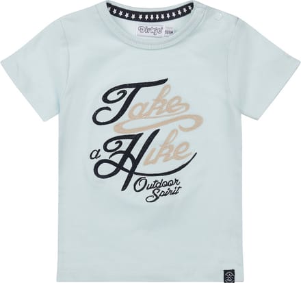 Dirkje R-HIDE AND SEEK Jongens T-shirt - Light blue - Maat 68