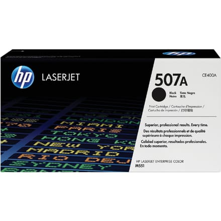 HP CE400A nr. 507A toner cartridge zwart (origineel)