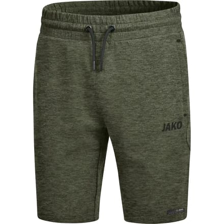 Jako Premium Basics Short Dames - Kaki Gemeleerd | Maat: 34