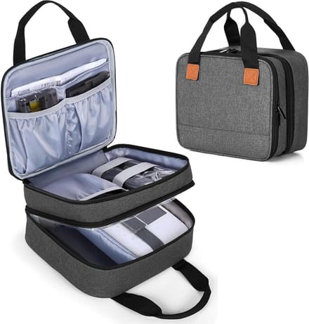 Draagbare Tas voor Selphy Fotoprinter met Verstelbare Verdeler, Ideaal voor Opslag van Printer en Accessoires