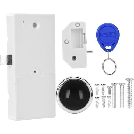 Slim RFID Digitaal Inductieslot Sauna Spa Gym Elektronisch Kastslot white