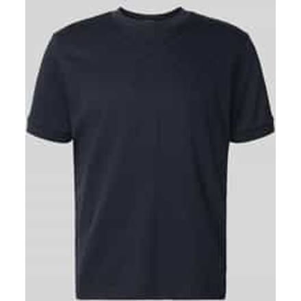 T-shirt met logostitching model 'Benluco'
