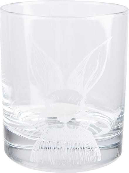 Clayre & Eef Waterglas 300 ml Transparant Glas Konijn