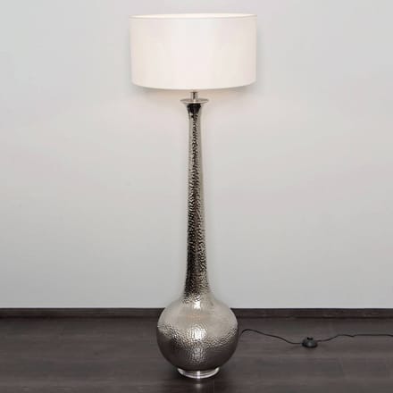 Holländer Vloerlamp Maestro, wit/zilver