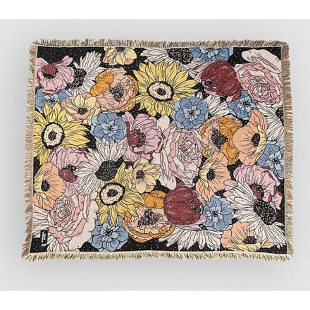 Blue Tomato Tapestry Deken patroon
