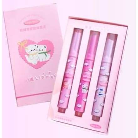 Gege Bear - BUY 3 GET 40% OFF - Creamy Mist Solid Lip Mud Set - A #A