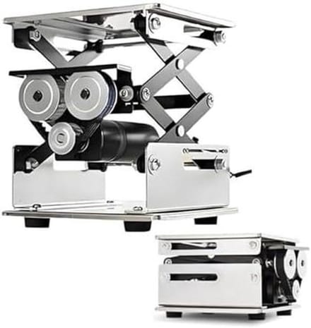Elektrisch Hefplatform - Laboratoriumkrik Hefunit - Precisie Experimenten - Afstandsbediening - 10 kg 100-290 mm - Zilver