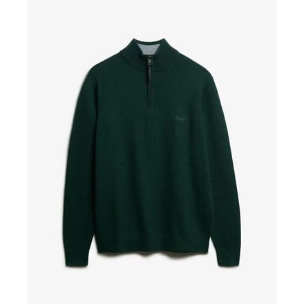 Heren trui van gemengde wol met opstaande kraag Superdry