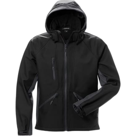 Fristads Softshelljack 1414 Shi - Zwart/Grijs - S