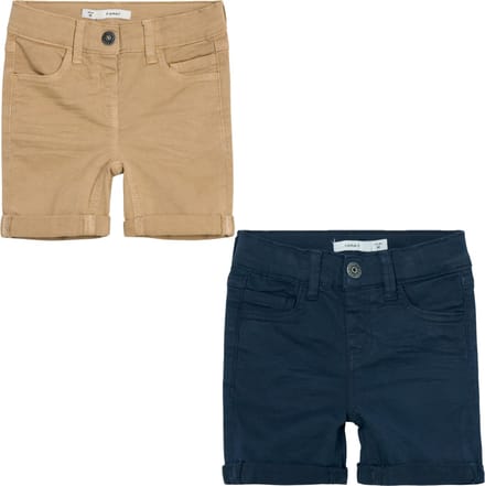 Name it bermuda jongens – 2 stuks – NMMsilas – maat 80