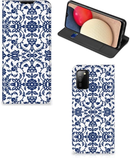 Samsung Galaxy M02s | A02s Smart Cover Flower Blue