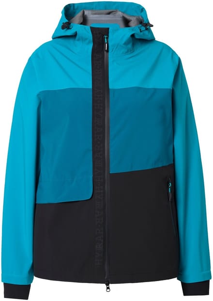 Ulla Popken - Dames - HYPRAR regenjas waterdicht capuchon OEKO-TEX - Zwart - Maat 42+