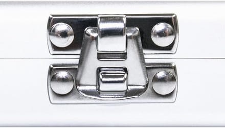 Muntcassette Aluminium voor 20 Muntcassettes 50x50 mm