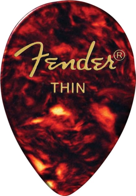 Fender - 358 - plectrum - Thin - 12-pack