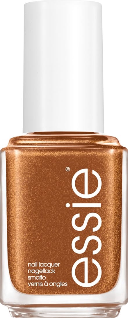 essie - winter 2022 limited edition - 878 not so silent night - goud - parelmoer nagellak - 13,5 ml