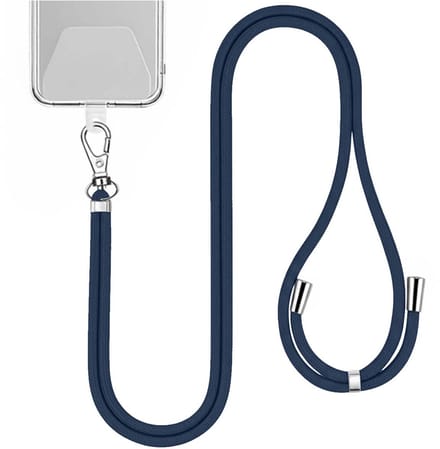 Jaym, Universeel Nekkoord 150cm - Nylon met Universele Bevestiging, Marineblauw
