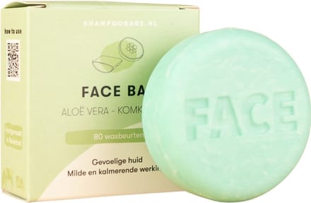 SOLYD - Facewash Bar Aloe Vera Cucumber Sensitive Skin - 60g