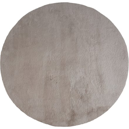 Vloerkleed Velluto Nature - Rond ø230 cm - Hoogpolig Vloerkleed in Scandinavische / Hotel Chique Stijl