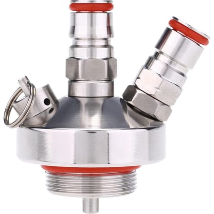 RVS Bier Speer Snelkoppeling voor Thuisbrouwen Markering Mini Keg Dispenser gray