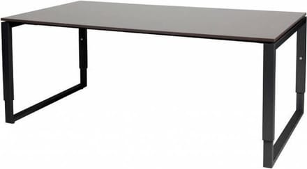 Vergadertafel - Verstelbaar - 180x100 logan - zwart frame