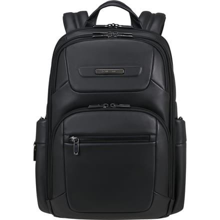 Samsonite Pro-Dlx Leather Rugzak 15.6" Zwart