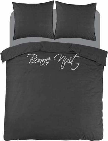 Papillon Napier - dekbedovertrek - tweepersoons - 200x200/220 - Grijs